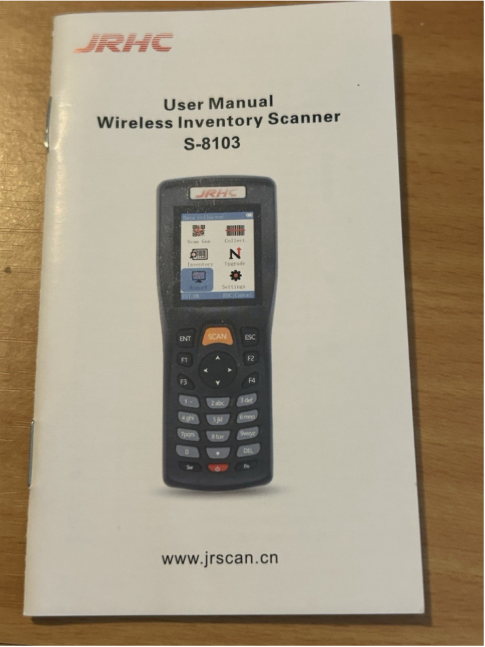 JRHC Inventory Barcode Scanner, Wireless Barcode Scanner Model S-8103T - Picture 7 of 10